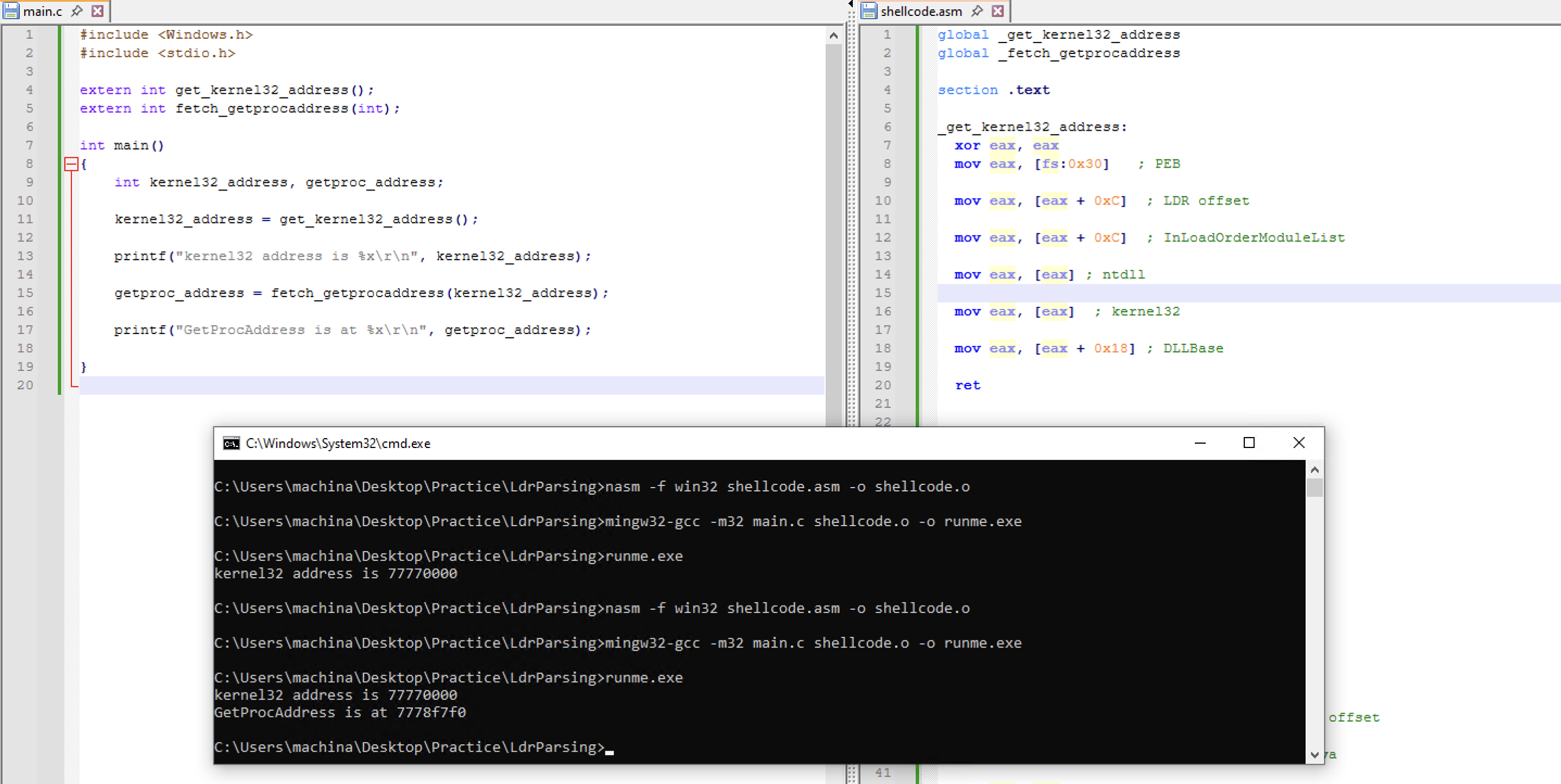 GetProcAddress Resolution
